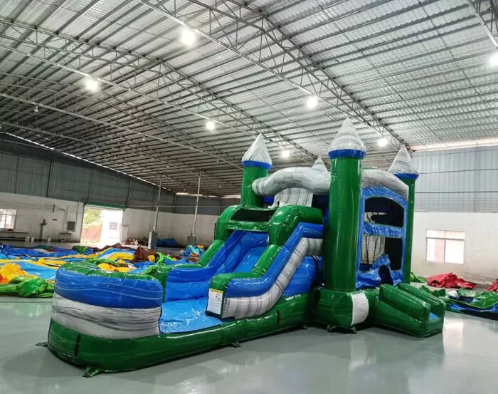 green gush castle top 4 in 1 2022021074 3 Copy » BounceWave Inflatable Sales