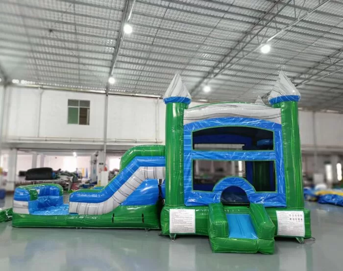 green gush castle top 4 in 1 2022021088 2 Copy » BounceWave Inflatable Sales