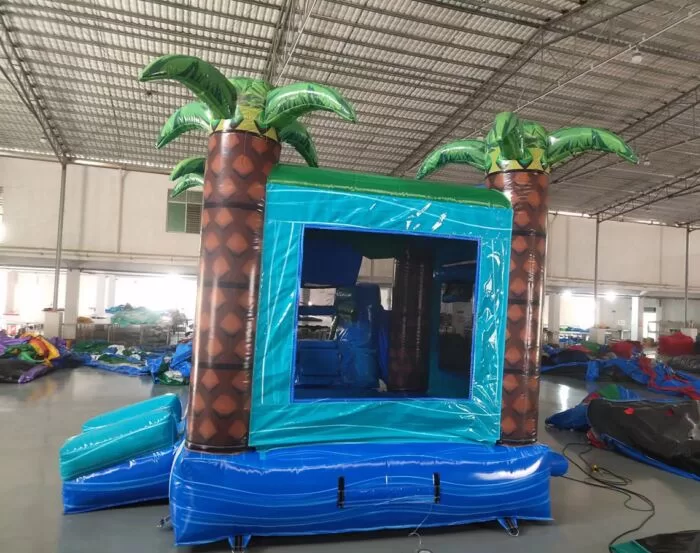 island drop palms econo combo 2022020525 5 » BounceWave Inflatable Sales