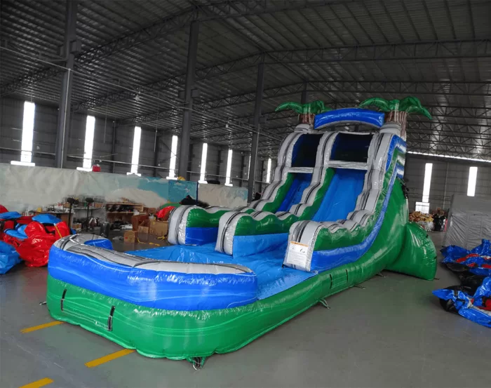 15 Green Gush Palm Top 2 » BounceWave Inflatable Sales