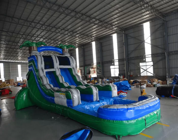 15 Green Gush palm Top » BounceWave Inflatable Sales
