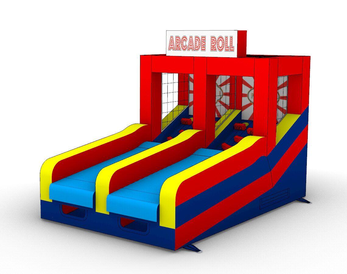 Double Lane Inflatable Arcade Ball Game For Sale