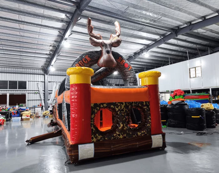 Buck Shot Hybrid Obstacle 3 » BounceWave Inflatable Sales
