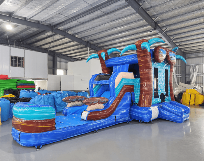 inflatable commercial combo bounce slide for sale