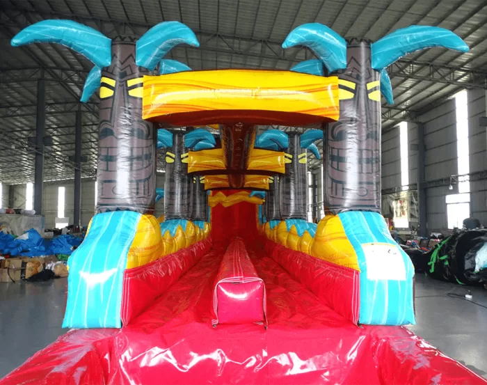 Tropic Shock 2 Piece Water Slide 2 » BounceWave Inflatable Sales