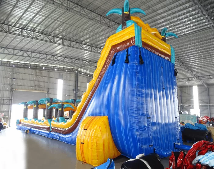 Tropic Shock 2 Piece Water Slide 3 » BounceWave Inflatable Sales