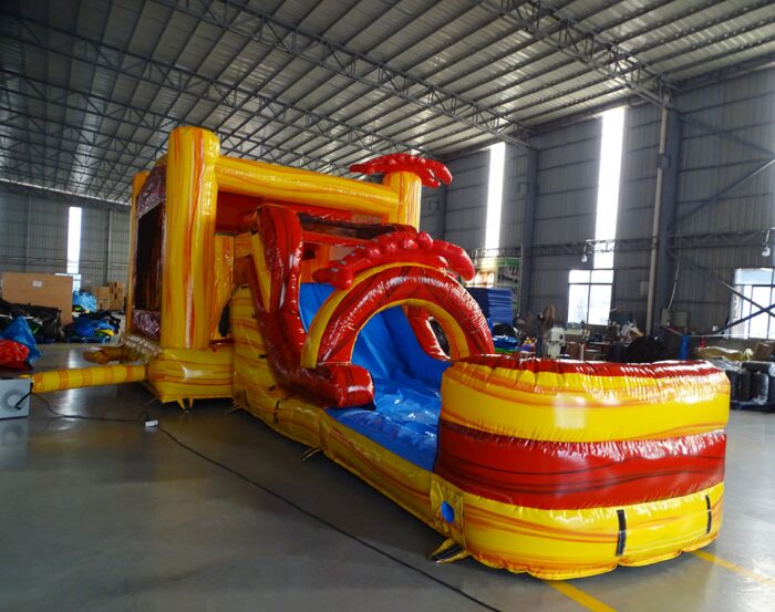 crawfish 5 1 with inflated pool add one foot runout 2023030054 1 Anthony Todd » BounceWave Inflatable Sales