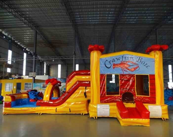 crawfish 5 1 with inflated pool add one foot runout 2023030054 4 Anthony Todd » BounceWave Inflatable Sales