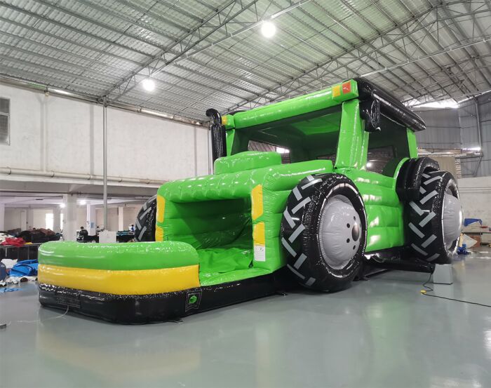 Green Tractor Bounce N Slide combo 2023030685 3 Dale Ross » BounceWave Inflatable Sales