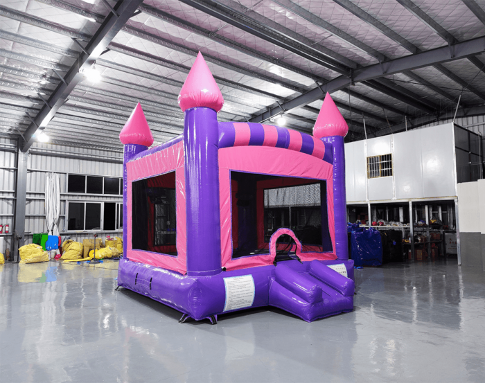 Princess Purple Bounce House 1 » BounceWave Inflatable Sales