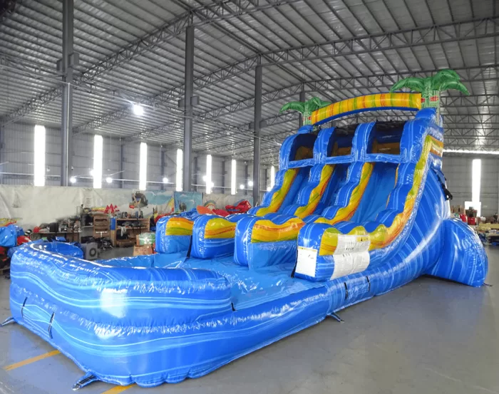 15 Blue Reggae Center Climb 2 1 » BounceWave Inflatable Sales
