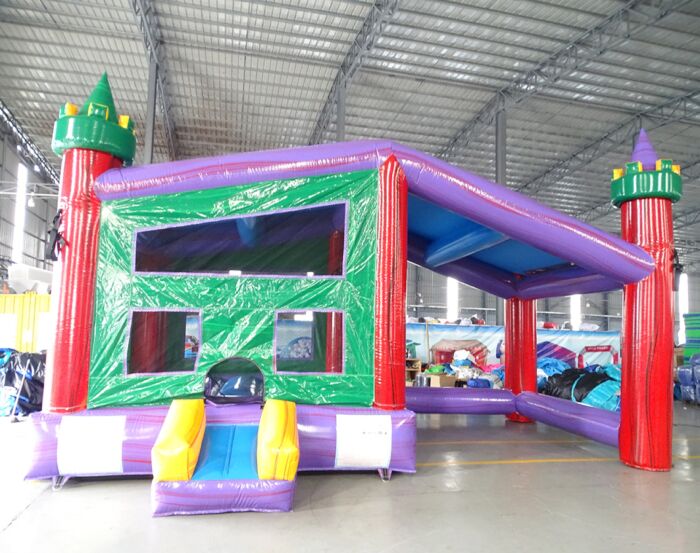 Euro Marble Canopy Bounce House for Sale