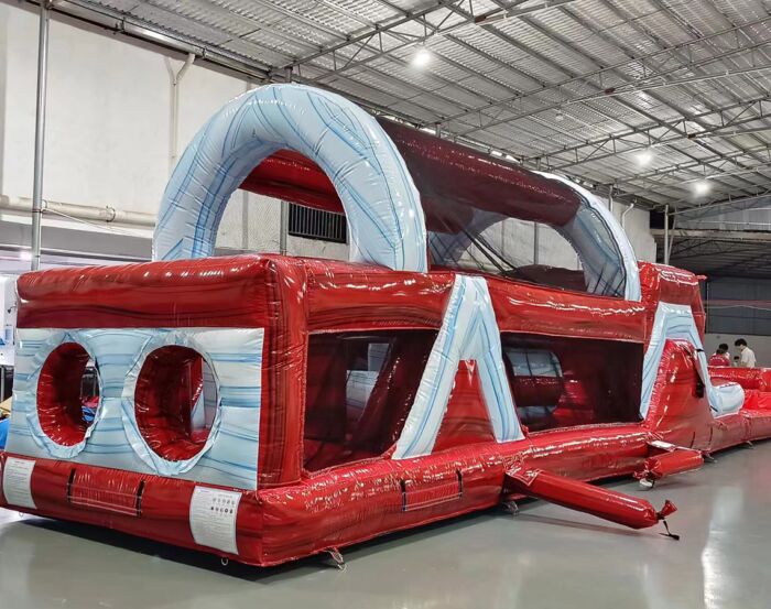 46 Crimson Bay Hybrid Obstacle 2023031214 2 » BounceWave Inflatable Sales