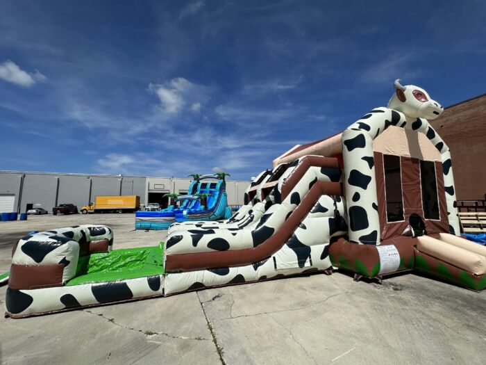 party cow combo xl 3 » BounceWave Inflatable Sales