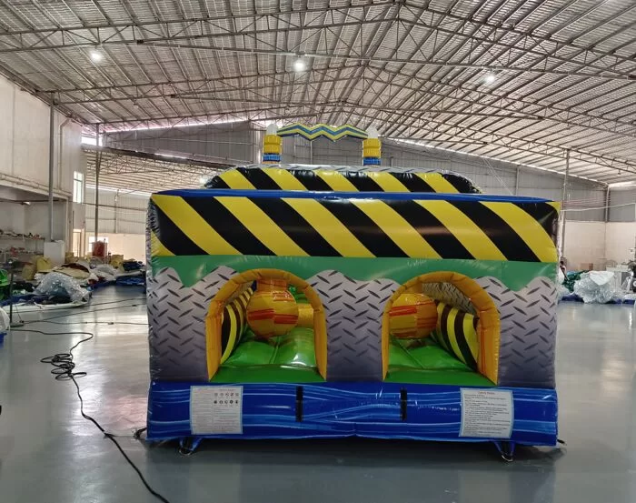 Radioactive Run 62ft wetdry 2 piece obstacle 2023031816 2023031809 8 » BounceWave Inflatable Sales