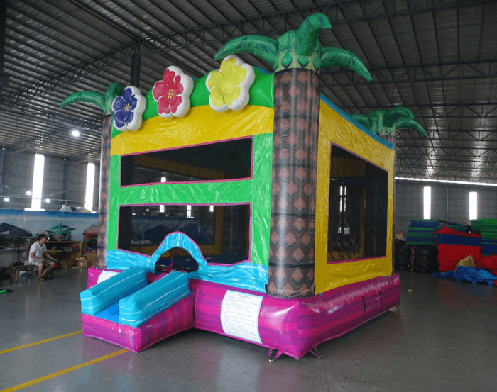 Summer Luau Bounce House 2 » BounceWave Inflatable Sales