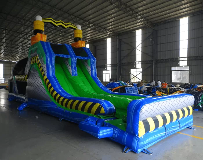 XL Hybrid Obstacle Radioactive 6 » BounceWave Inflatable Sales