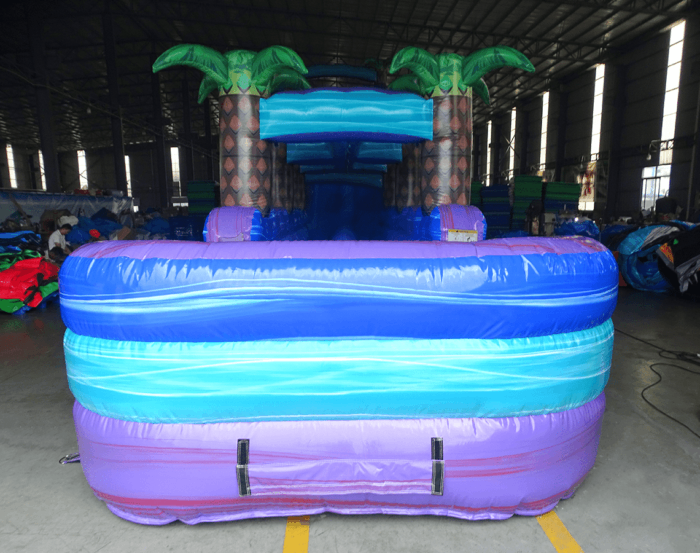 22 Purple Plunge 2pc 2 compress » BounceWave Inflatable Sales