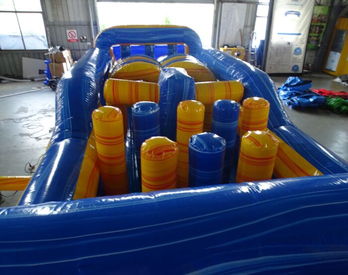62 FT 2 piece obstacles Lava Falls with pool bumper 2023031530 2023031523 12 1 » BounceWave Inflatable Sales