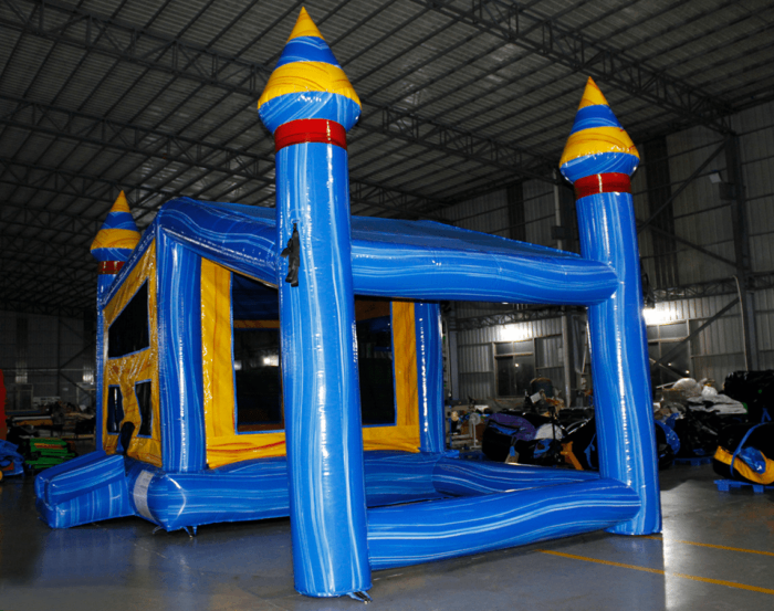 Fire and Ice Canopy Bounce House 2 compress » BounceWave Inflatable Sales