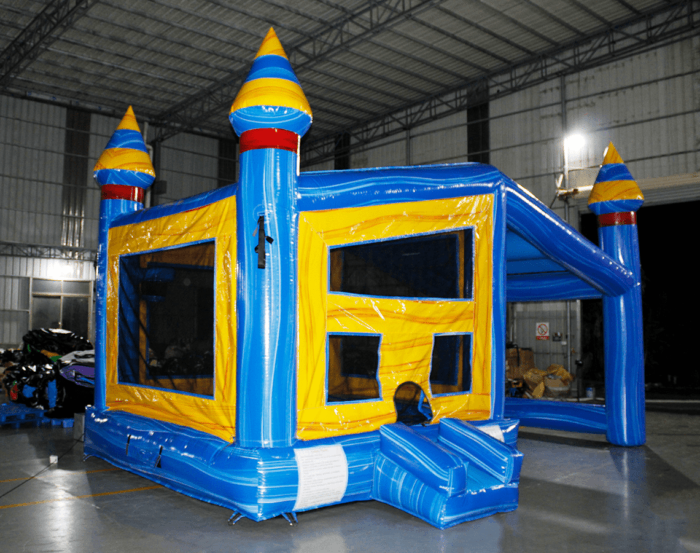 Fire and Ice Canopy Bounce House for Sale