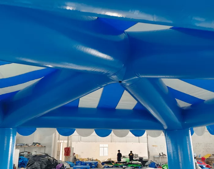 20x20 Blue Tent 3 » BounceWave Inflatable Sales