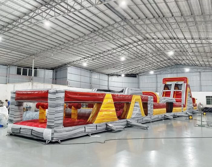 90 Ft 3 piece obstacles Fire Island 2023031814 2023031821 2023031835 5 » BounceWave Inflatable Sales