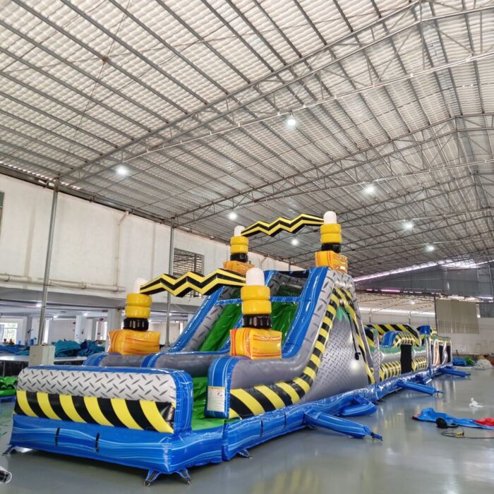 92ft Radioactive Run 3-Piece Wet/Dry Obstacle Course For Sale