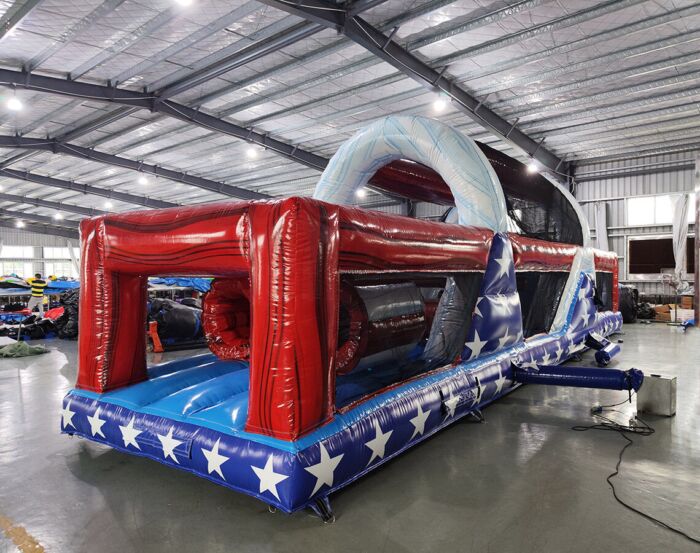 American thunder 40ft backyard obstacle 2023031056 3 » BounceWave Inflatable Sales