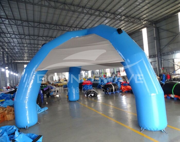 Inflatable Spider Tent For Sale Blue Legs Grey Top