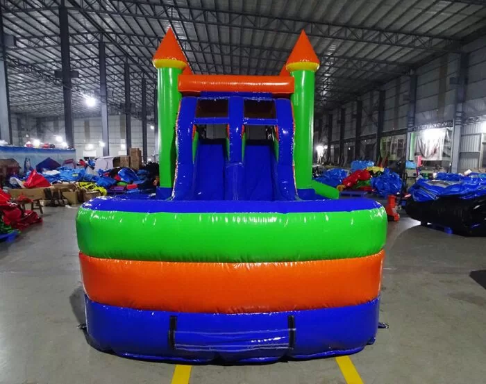 flat blue green orange splash n save 7 1 with inflated pool Joseph Davidson 2023031761 2 » BounceWave Inflatable Sales